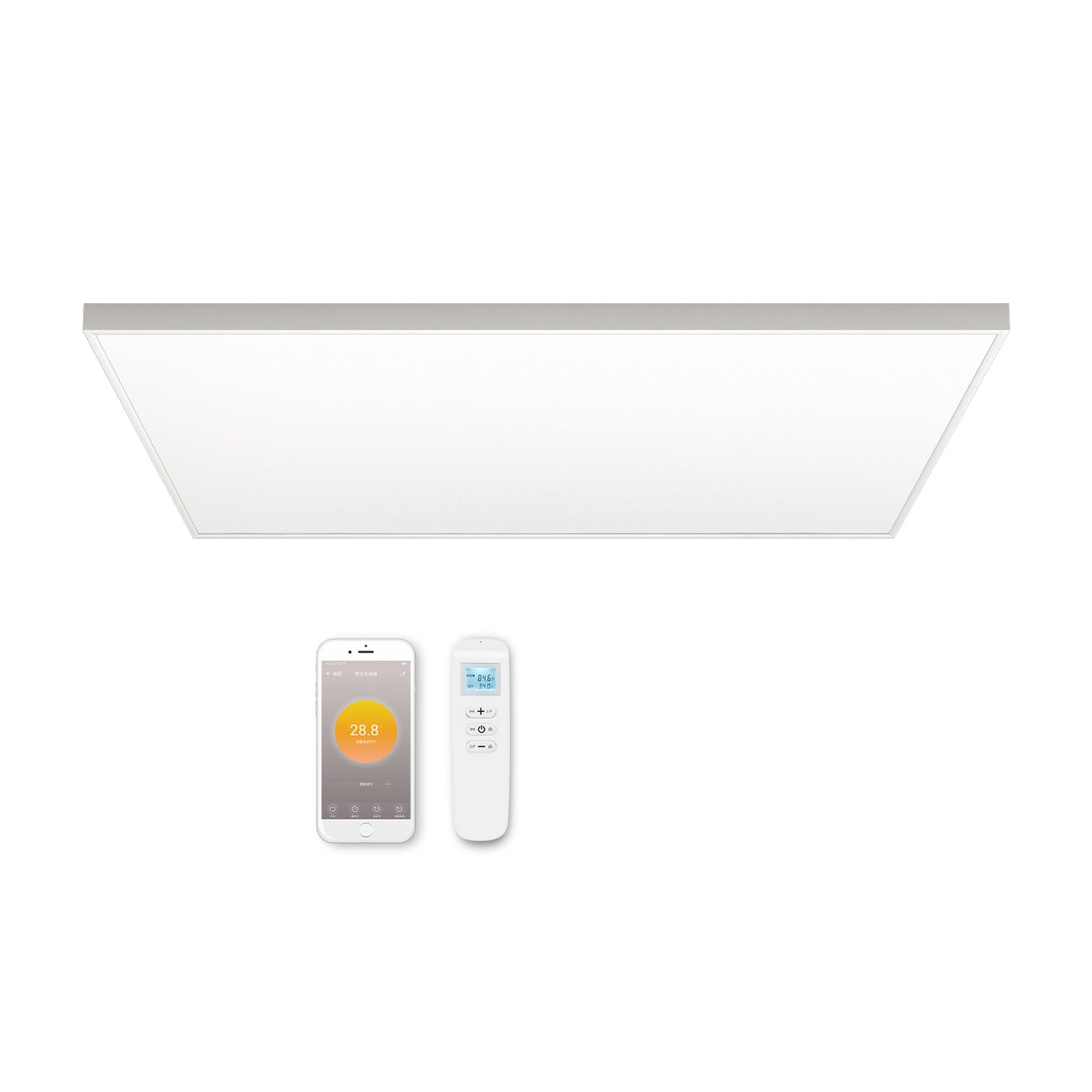 Stropní Infrapanel CEILING PRO 400W WiFi | Výhřevnost 8 m² | 60×60 cm | Termostat na DO + WiFi