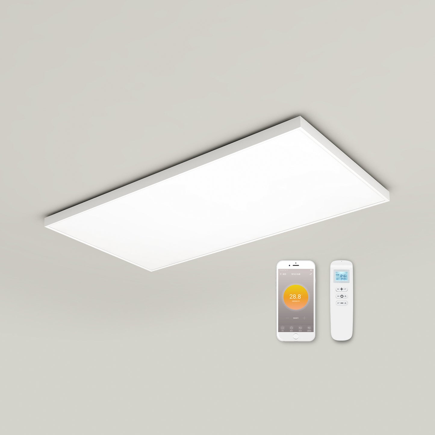 Stropní Infrapanel CEILING PRO 400W WiFi | Výhřevnost 8 m² | 60×60 cm | Termostat na DO + WiFi