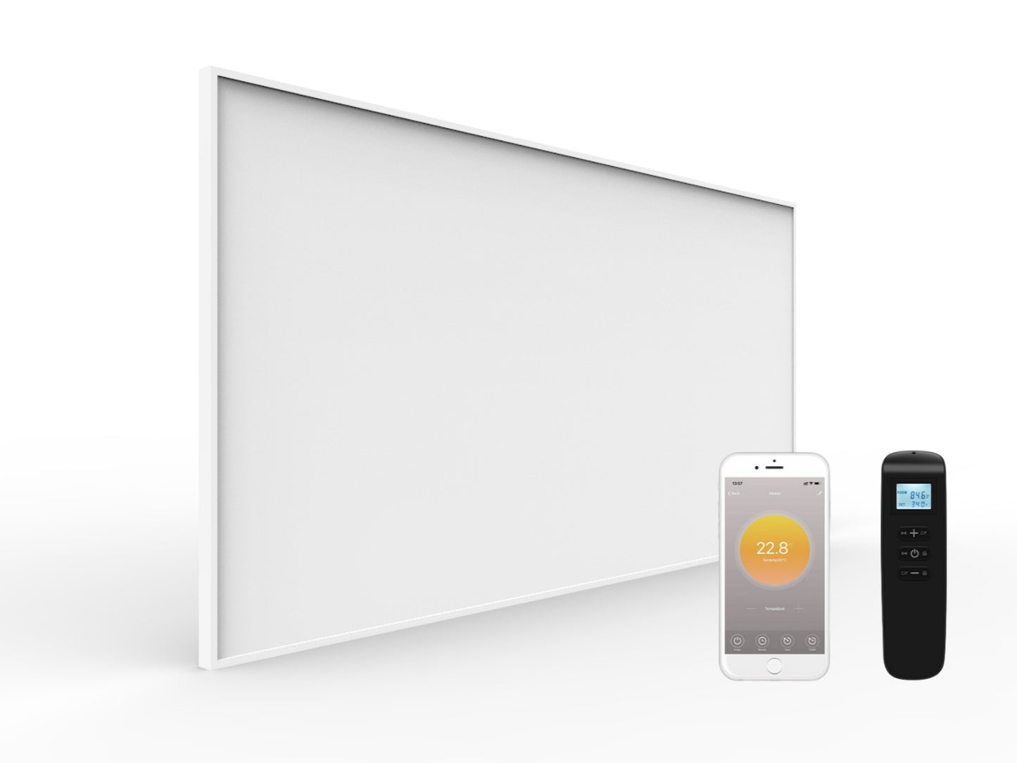 Nástěnný infrapanel BASIC 1100W | Výhřevnost 20m2 | 120x90 cm | WiFi termostat