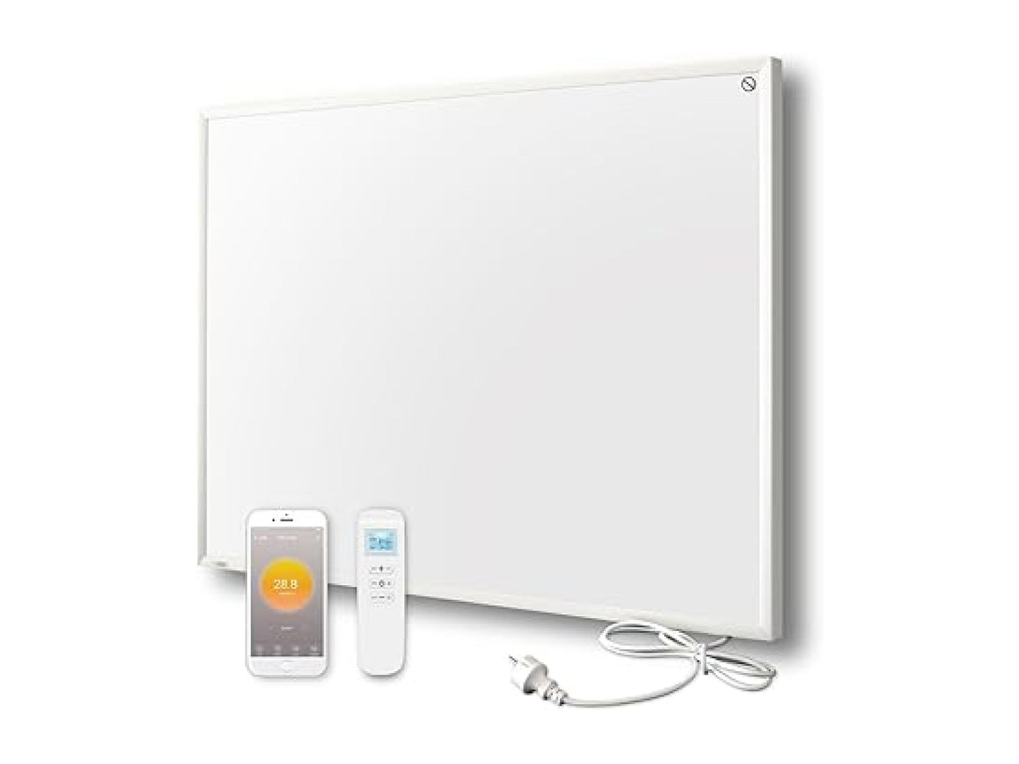 Nástěnný infrapanel BASIC 350W | Výhřevnost 6.5 m2 | 60x60 cm | WiFi termostat