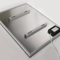 Zrcadlový infrapanel MIRROR 580W | Výhřevnost 10,5 m2 | 100x60 cm | WiFi termostat | Dálkový ovladač | Zrcadlo na šířku