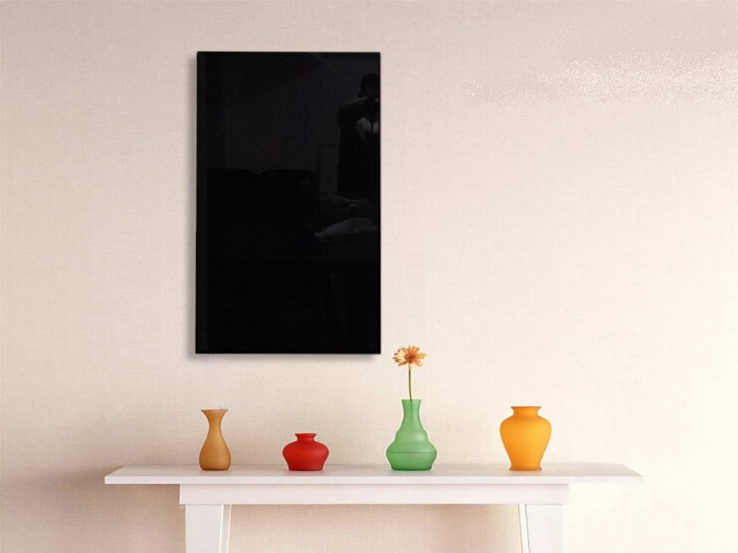 Skleněný Infrapanel GLASS 700W Černý | Výhřevnost 12,5 m2 | 120x60 cm | WiFi termostat