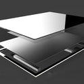 Zrcadlový infrapanel MIRROR 580W | Výhřevnost 10,5 m2 | 100x60 cm | WiFi termostat | Dálkový ovladač | Zrcadlo na šířku