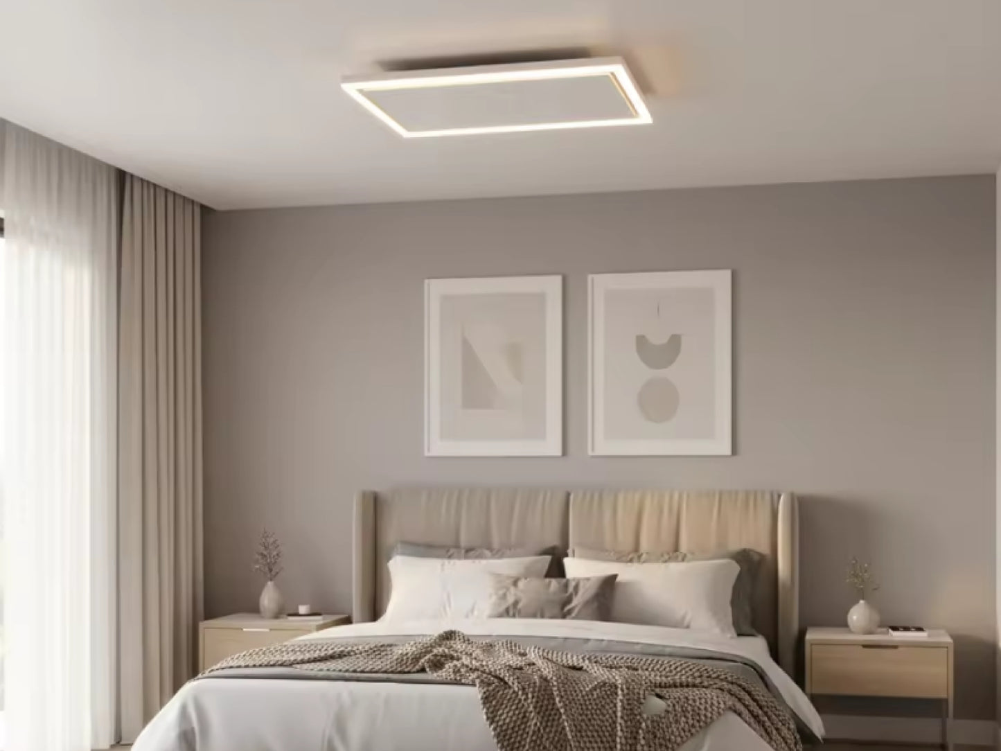 Stropní infrapanel CEILING LED DESIGN 750W | Výhřevnost 13.6 m2 | 70x40 cm | LED světlo | Dálkový ovladač