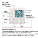 Stropní Infrapanel CEILING LED 370W | Výhřevnost 6.5 m2 | 65x63 cm | LED světlo | Bezdrátový termostat