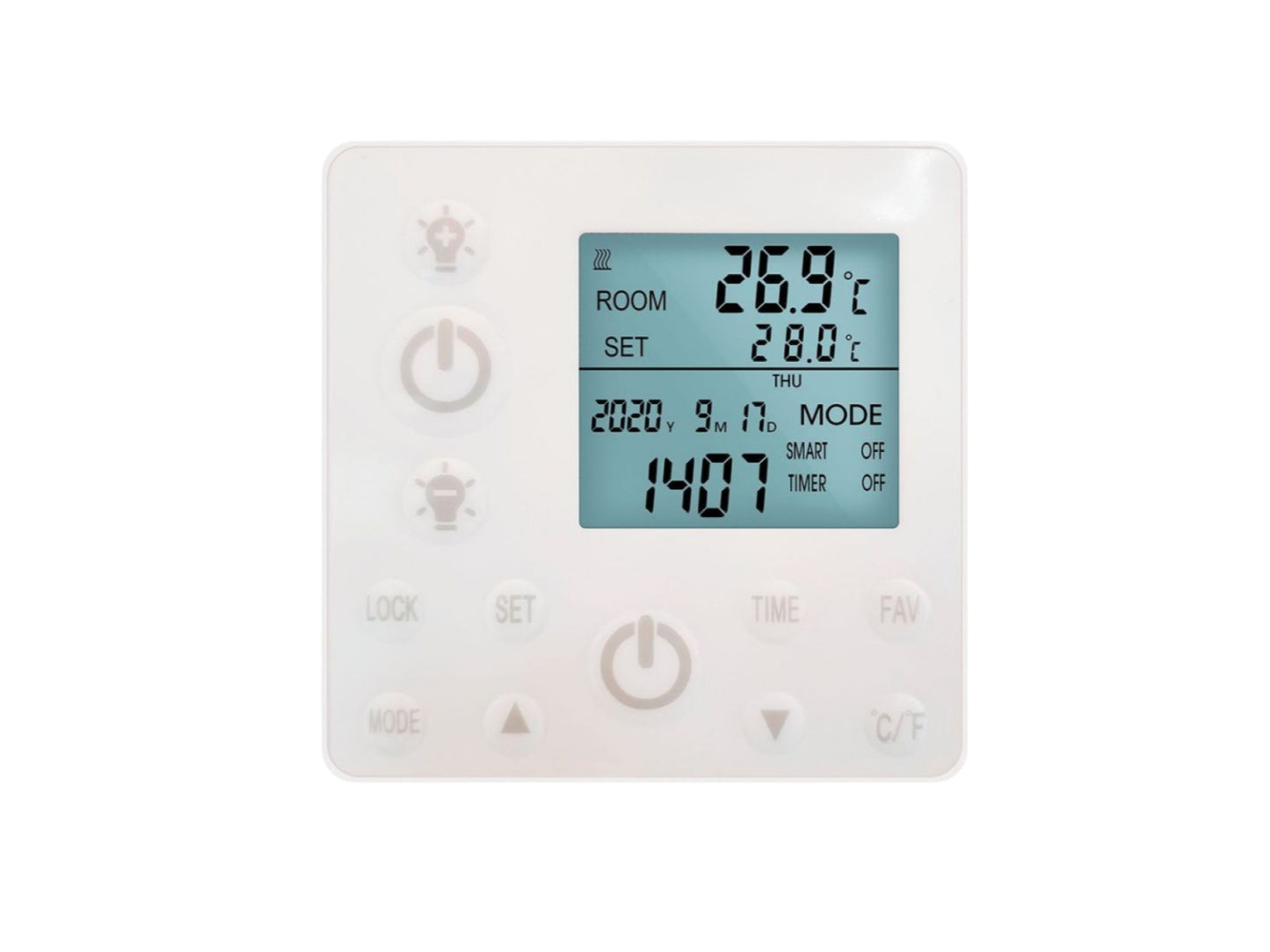 Stropní Infrapanel CEILING LED 370W | Výhřevnost 6.5 m2 | 65x63 cm | LED světlo | Bezdrátový termostat