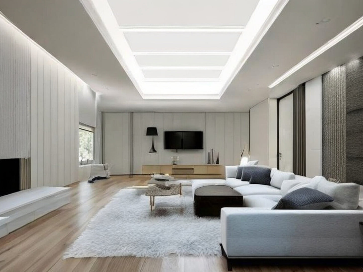 Stropní Infrapanel CEILING LED 370W | WiFi | Výhřevnost 6.5 m2 | 65x63 cm | LED světlo | Bezdrátový WiFi termostat